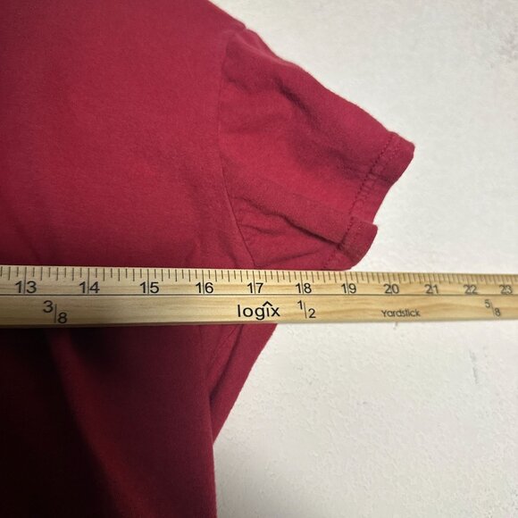 Biker Betty Boop Cartoon Motorcycle Y2K Flaming Graphic T Shirt Women S Red - Picture 6 of 10